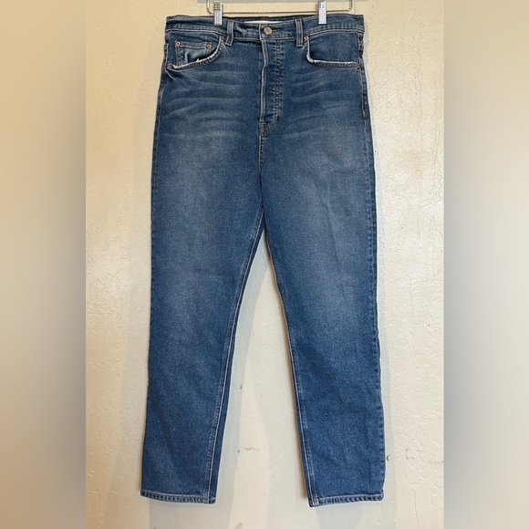 GRLFRND Denim - GRLFRND High Rise Blue Jeans